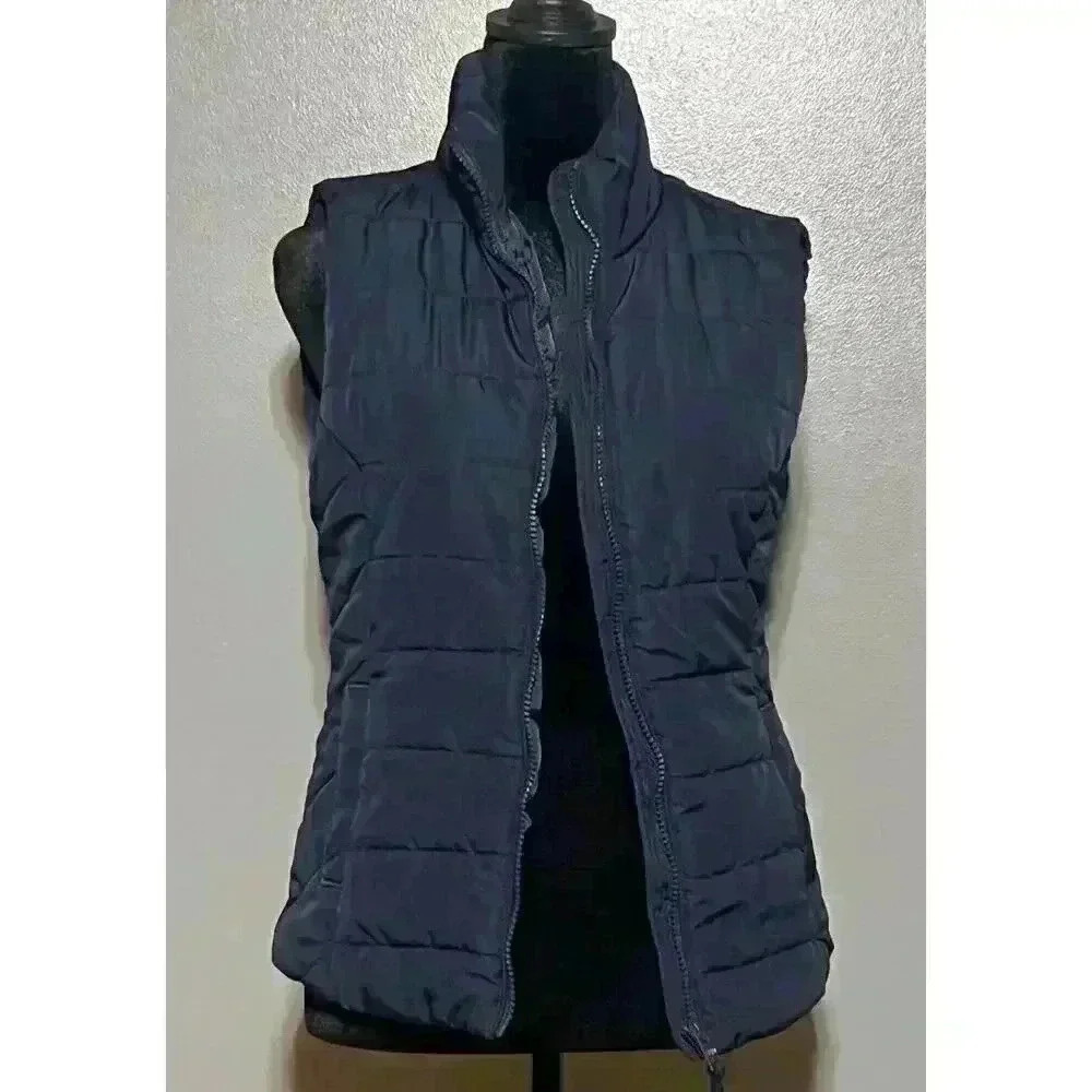 Aeropostale Blue Quilted Puffer Vest. Size XS